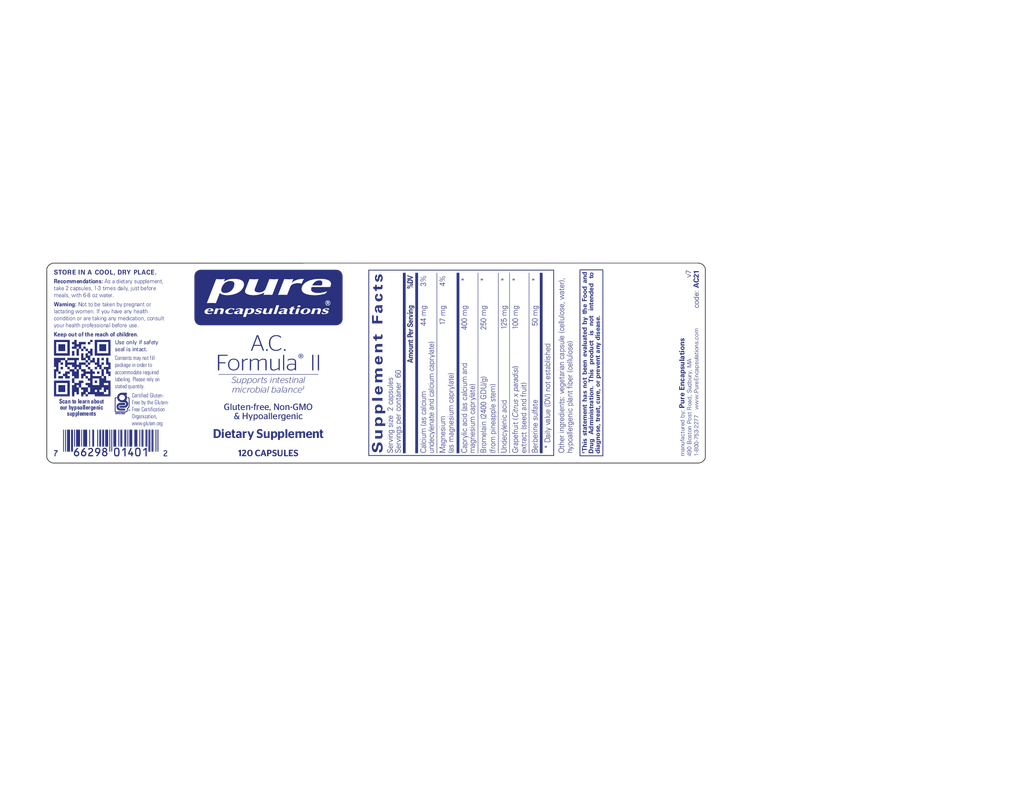 A.C. Formula II 120's