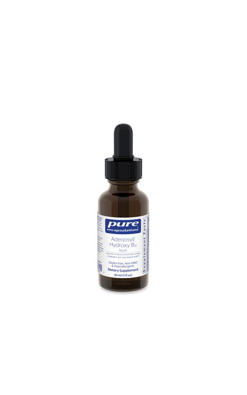 Liquid blend of unmethylated B12 forms to promote nerve and mitochondrial health‡