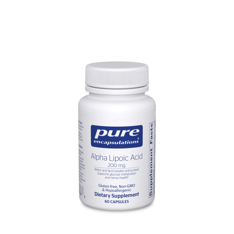 Water and lipid soluble antioxidant; supports healthy glucose metabolism and nerve health‡