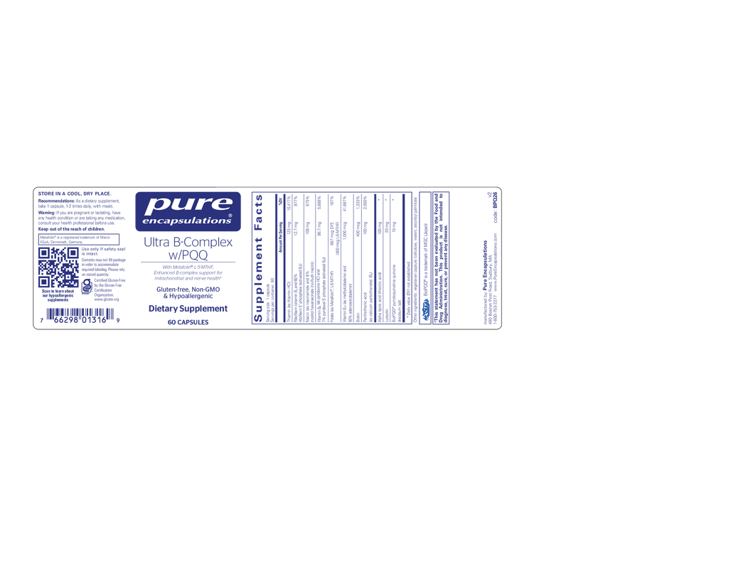 Ultra B-Complex w/PQQ
