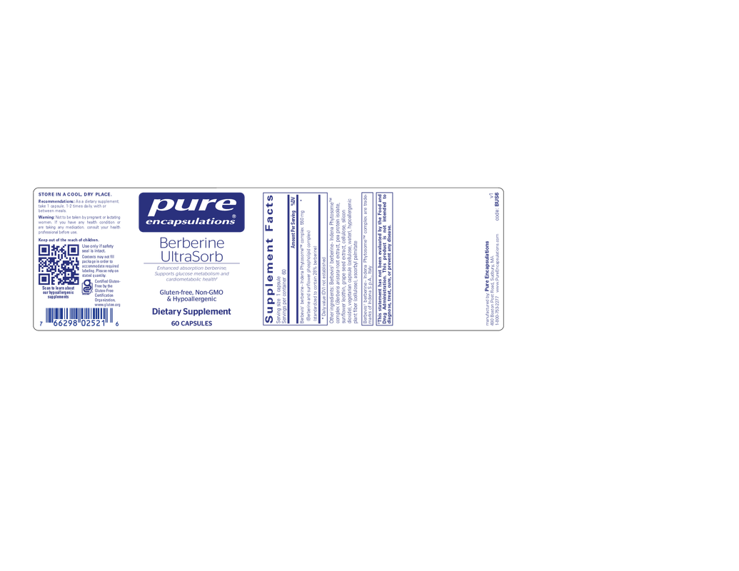 Berberine UltraSorb 60's
