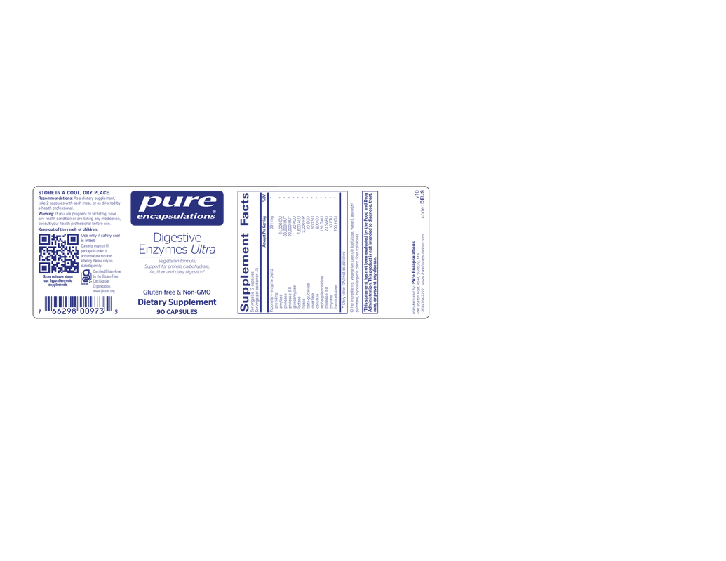 Digestive Enzymes Ultra 90's