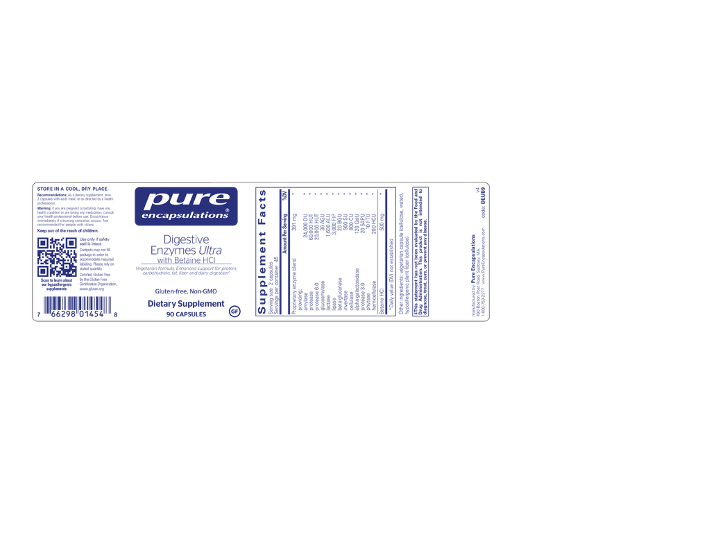 Digestive Enzymes Ultra w/Betaine HCl