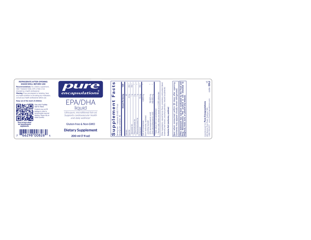 EPA/DHA liquid 200 mL