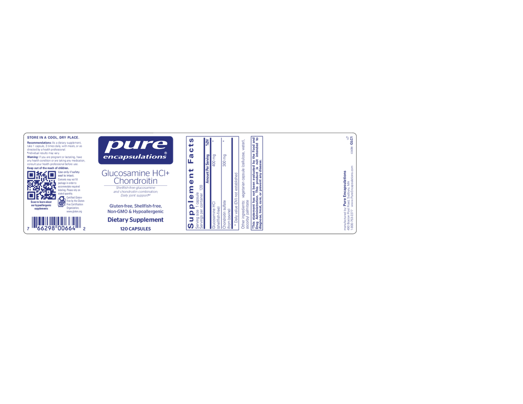 Glucosamine HCl Chondroitin 120's