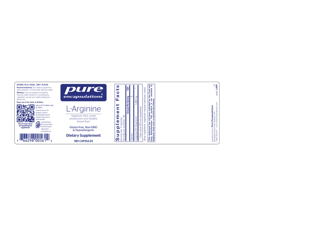 l-Arginine 180's