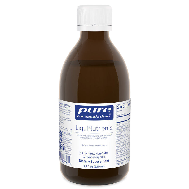 Liquid multivitamin/mineral complex enhanced with organic fruits and vegetables for daily wellness‡