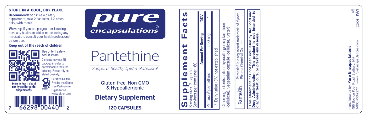Pantethine 120's