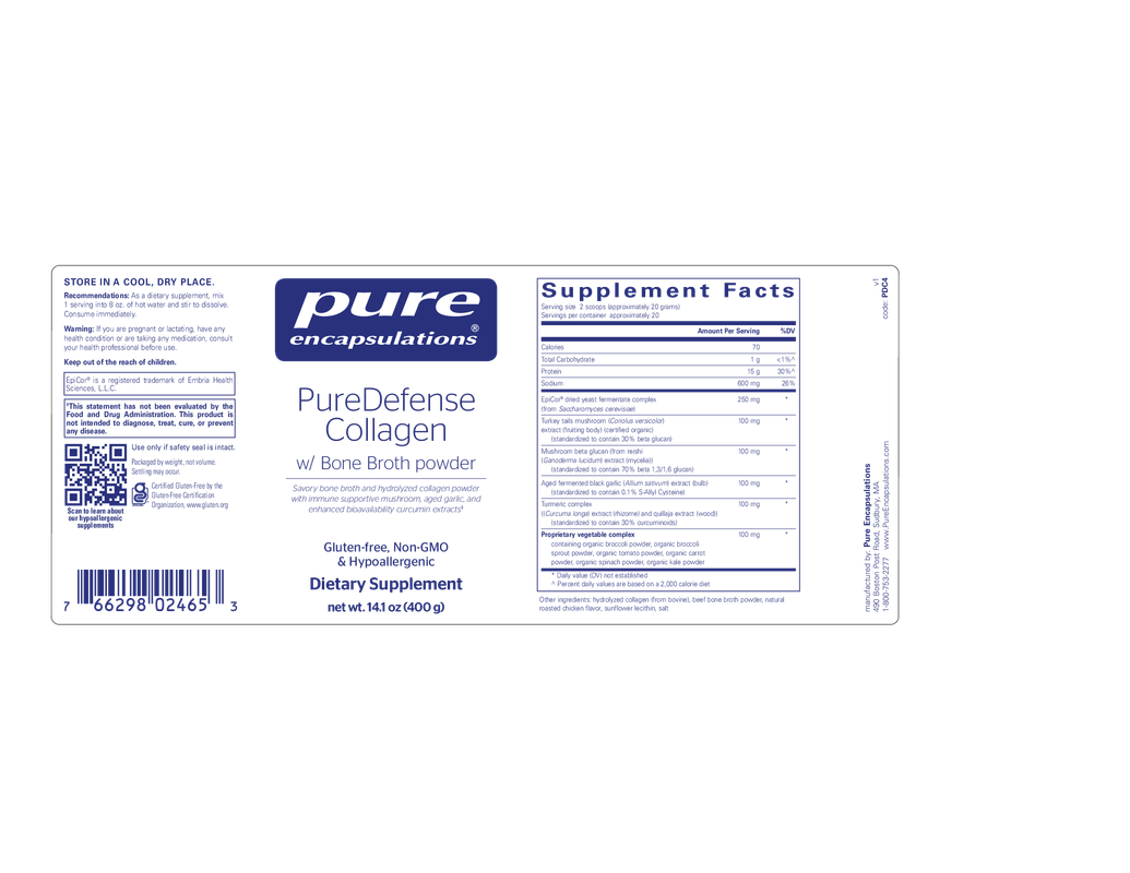 PureDefense Collagen w/Bone Broth