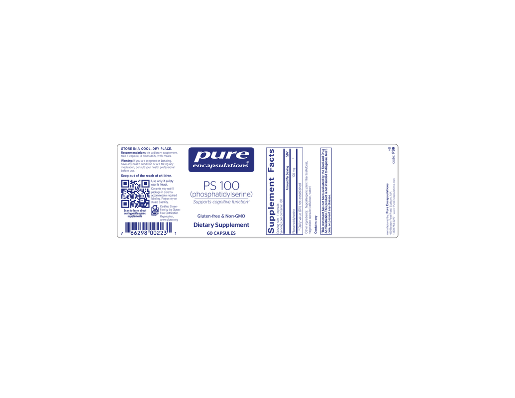 PS 100 (phosphatidylserine) 60's