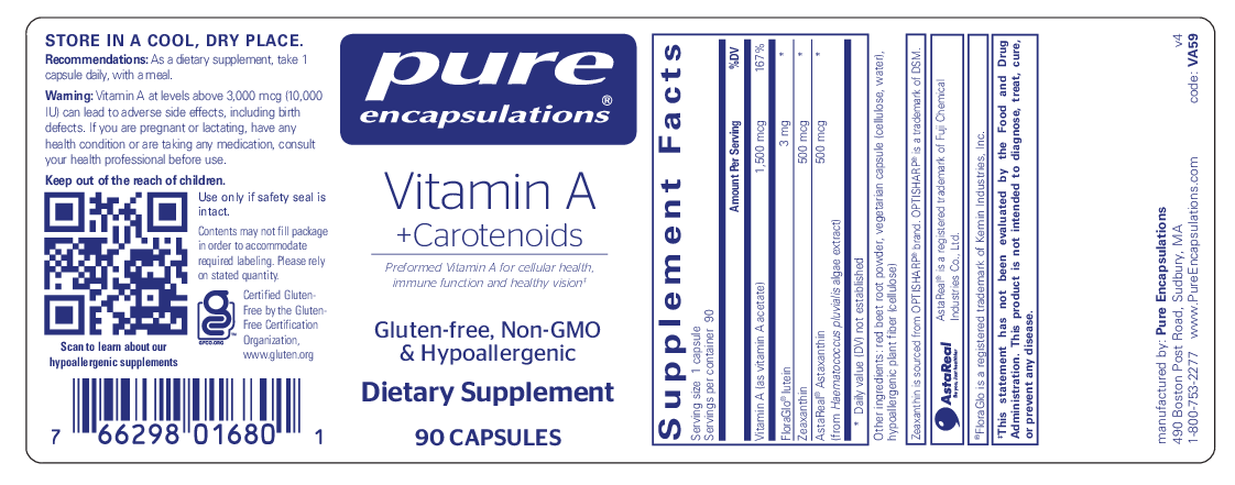 Vitamin A + Carotenoids 90's
