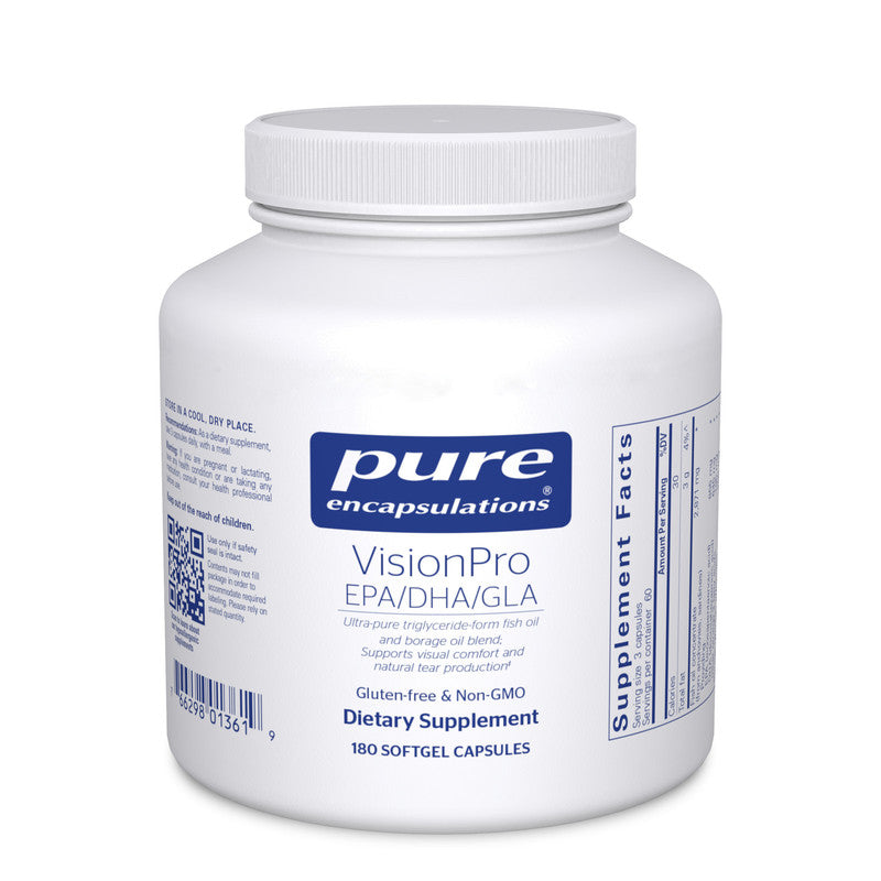 Ultra-pure triglyceride-form fish oil and borage oil to support visual comfort and natural tear production‡
