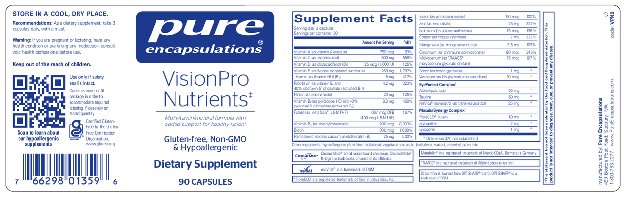 VisionPro Nutrients‡