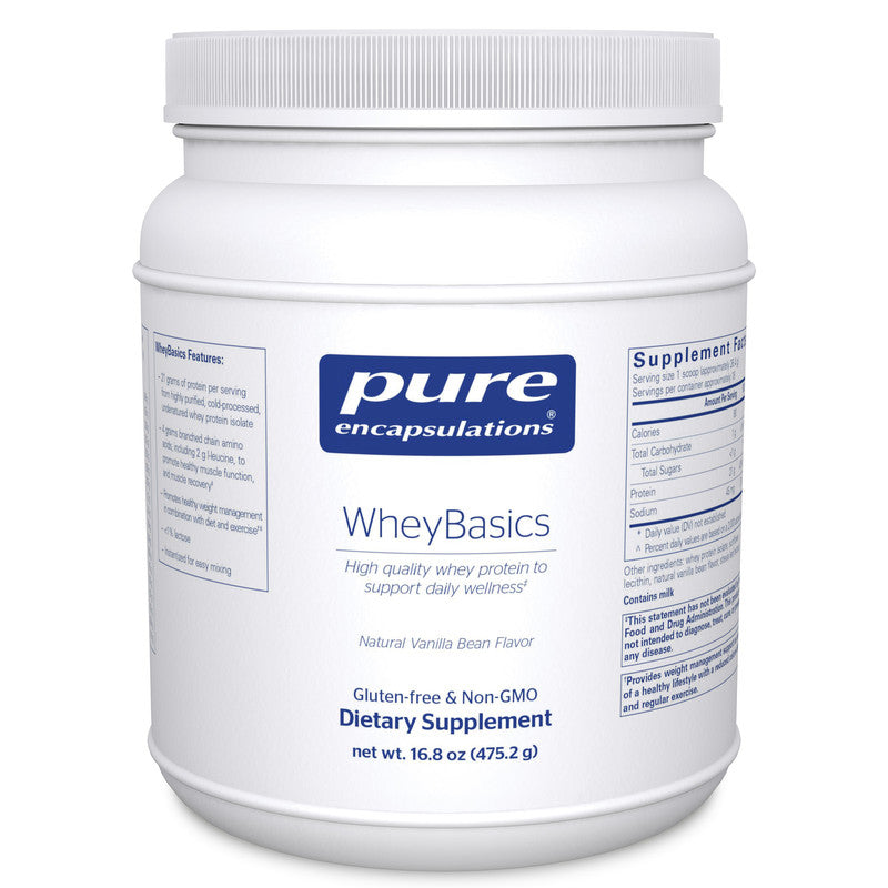 Highly purified, cold-pressed, undenatured whey protein providing 21 grams of protein per serving