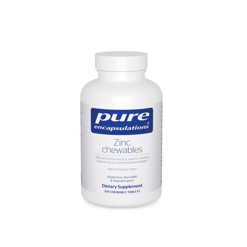Convenient zinc chewable tablet for healthy immune function‡
‡These statements have not been evaluated by the Food & Drug Administration. These products are not intended to diagnose, treat, cure or prevent any disease.