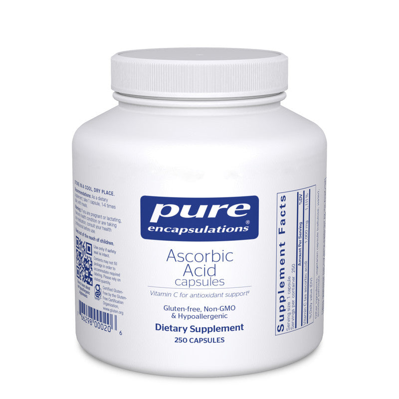 Vitamin C supports a wide range of physiological functions, including immune function and vascular integrity‡