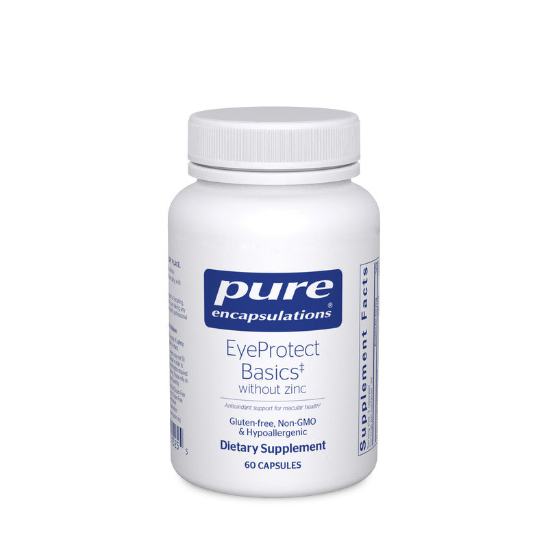Offers the same EyeProtect Basics‡ formula, but without zinc and copper 