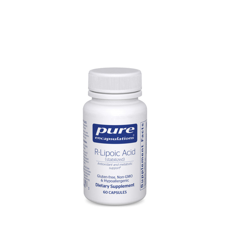 Stabilized R-lipoic acid for antioxidant and metabolic support‡